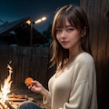 焼き芋好きなお姉さん 2枚目