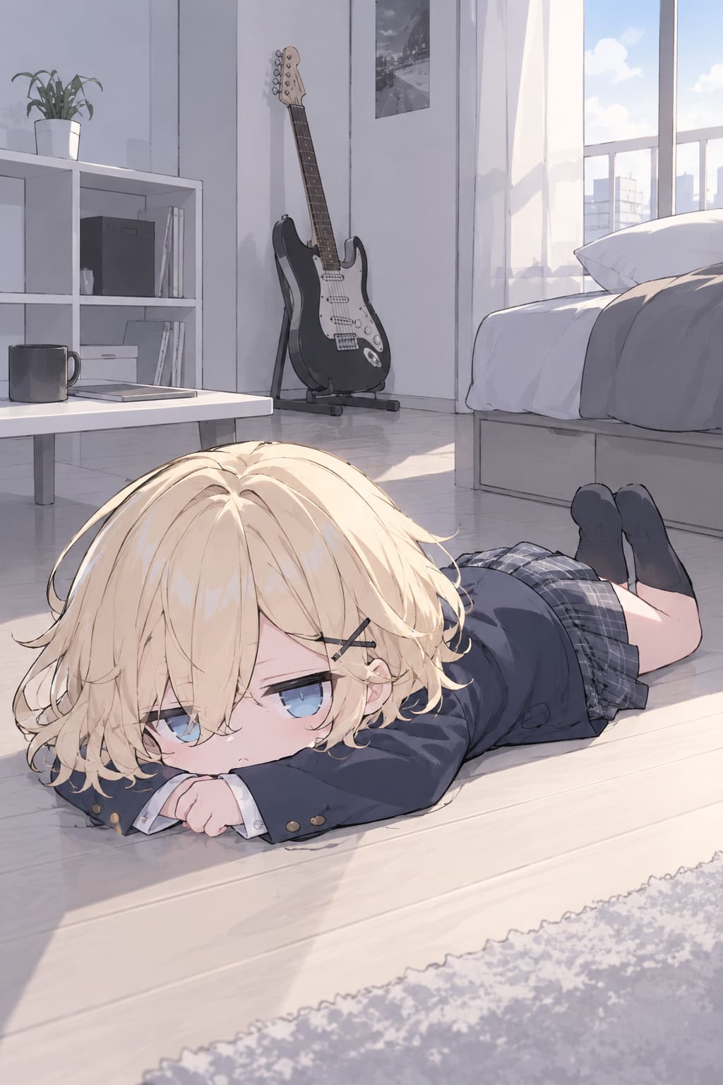 なーんもしたくない( ･࿁･  ) | の人気AIイラスト・グラビア