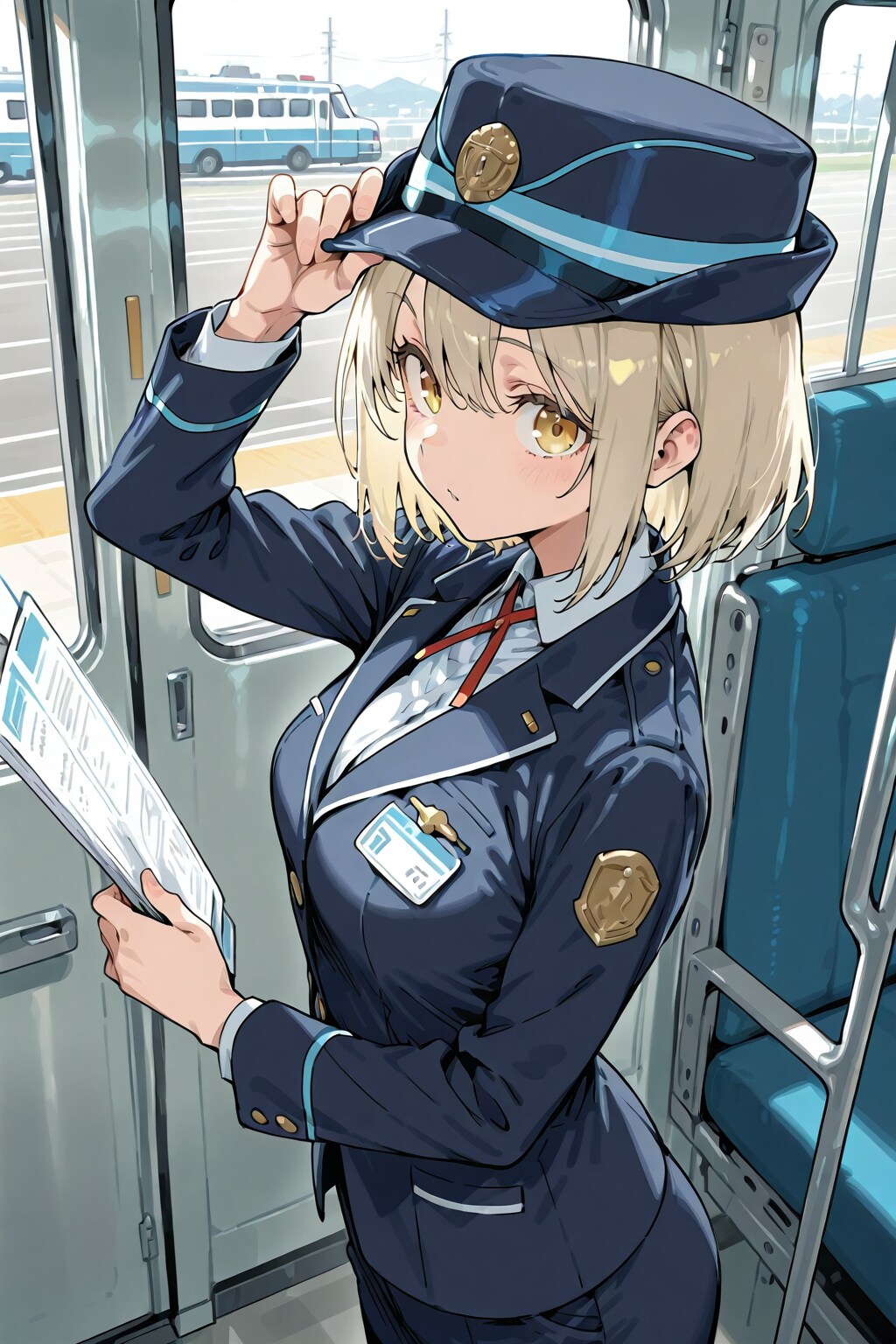 バスガイド | の人気AIイラスト・グラビア