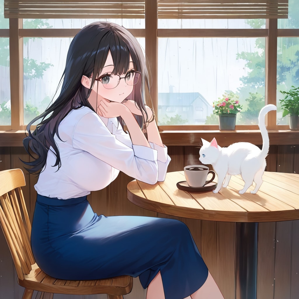 カフェのひと時16