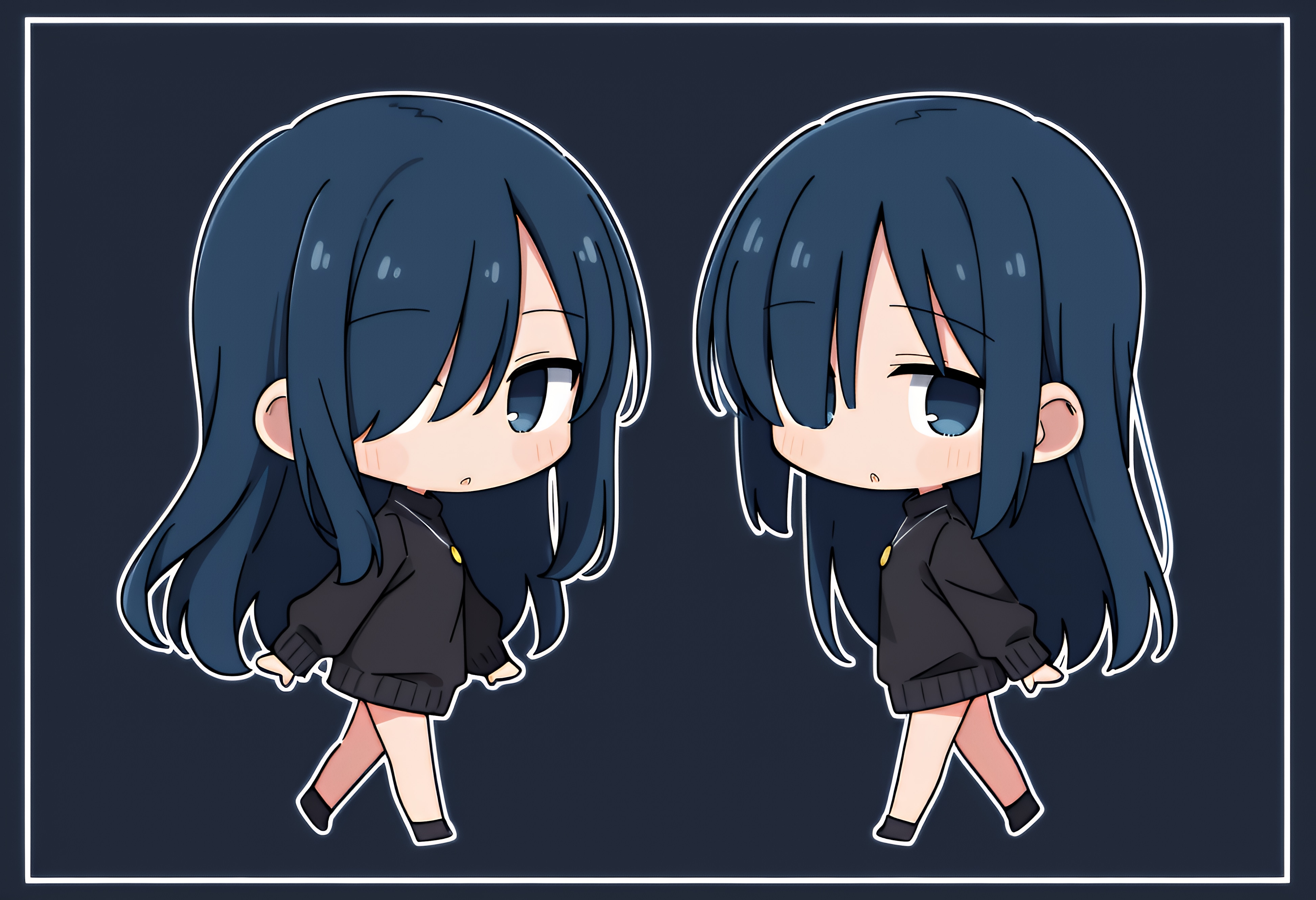メカクレシスターズ | の人気AIイラスト・グラビア
