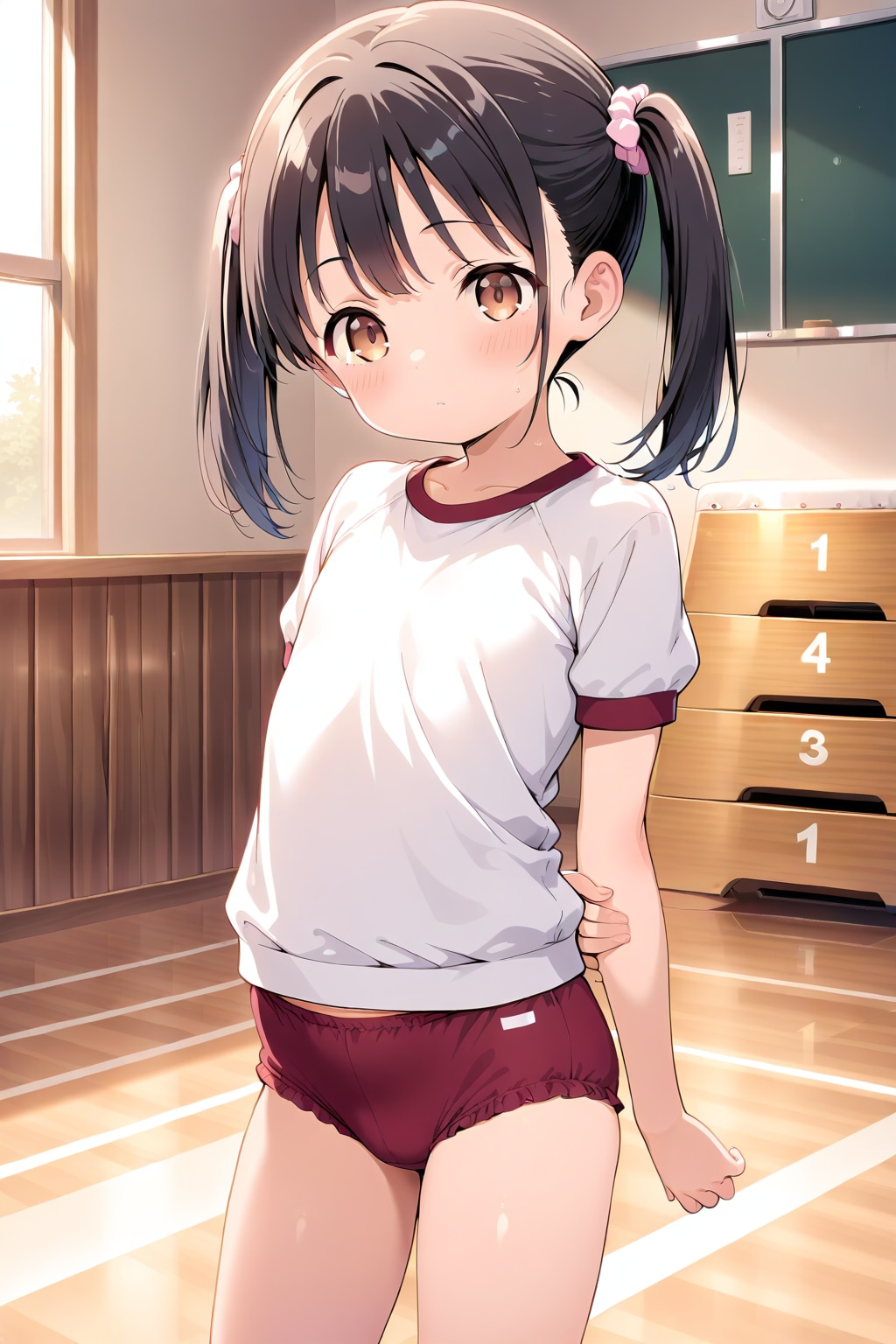体操服美少女