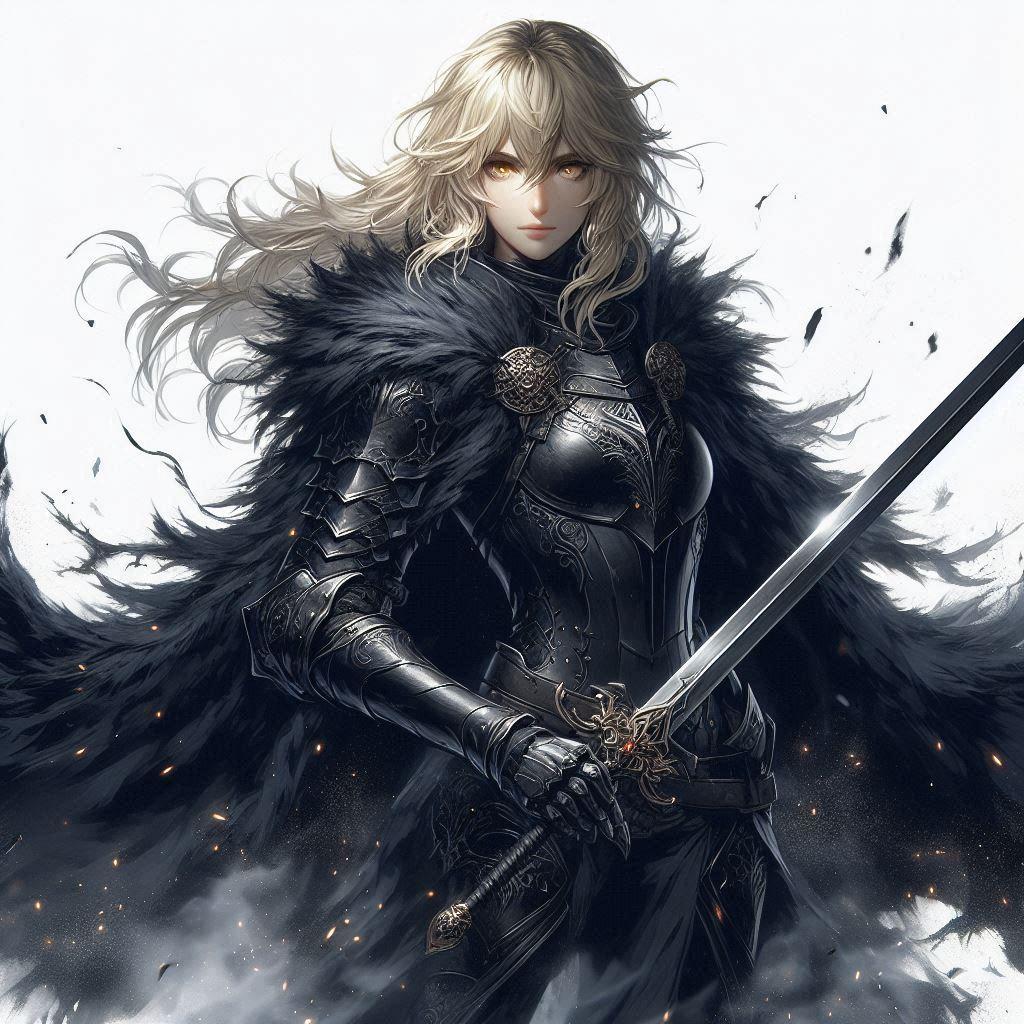 [曲付き]ブロンドの女騎士さん480 | の人気AIイラスト・グラビア