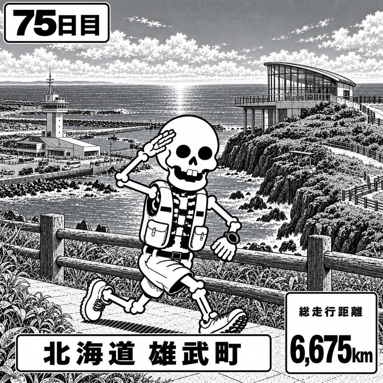 北海道雄武町に到着 | の人気AIイラスト・グラビア