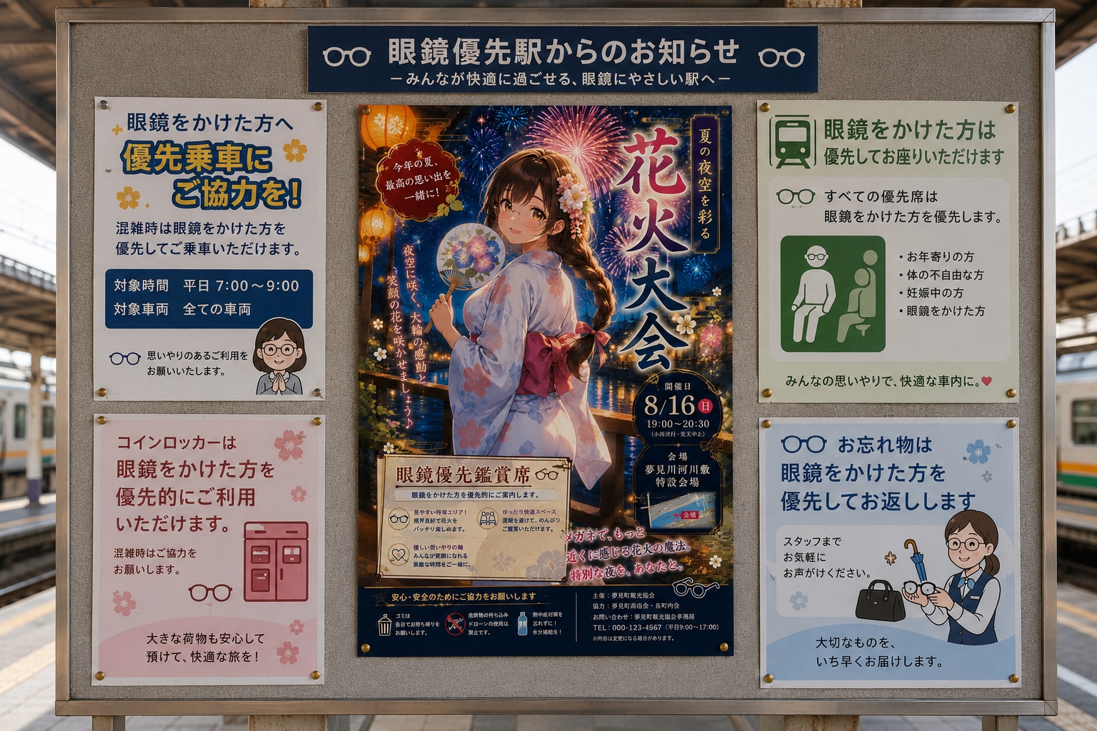 眼鏡優先駅