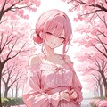 桜咲く季節の怪しいお姉さん 2枚目