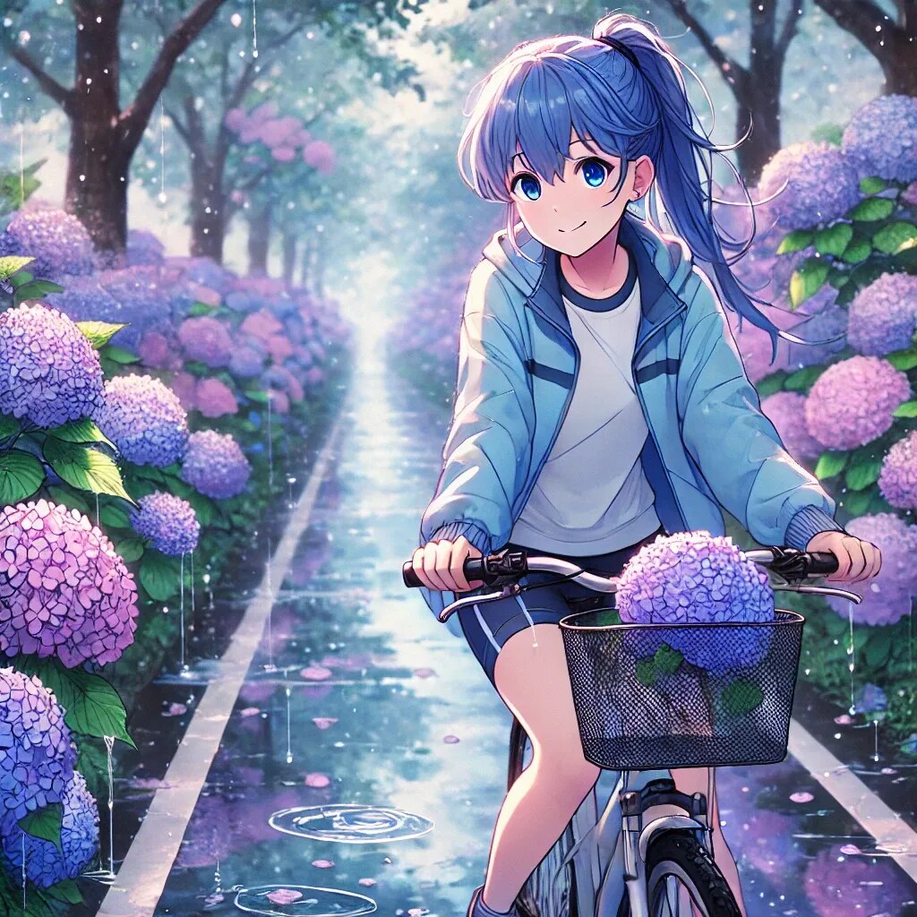 紫陽花の道 サイクリング_Dalle
