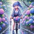 紫陽花の道 サイクリング_Dalle 2枚目