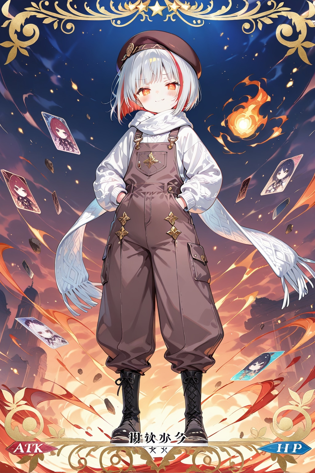 白遊ちむ(トレカ風)