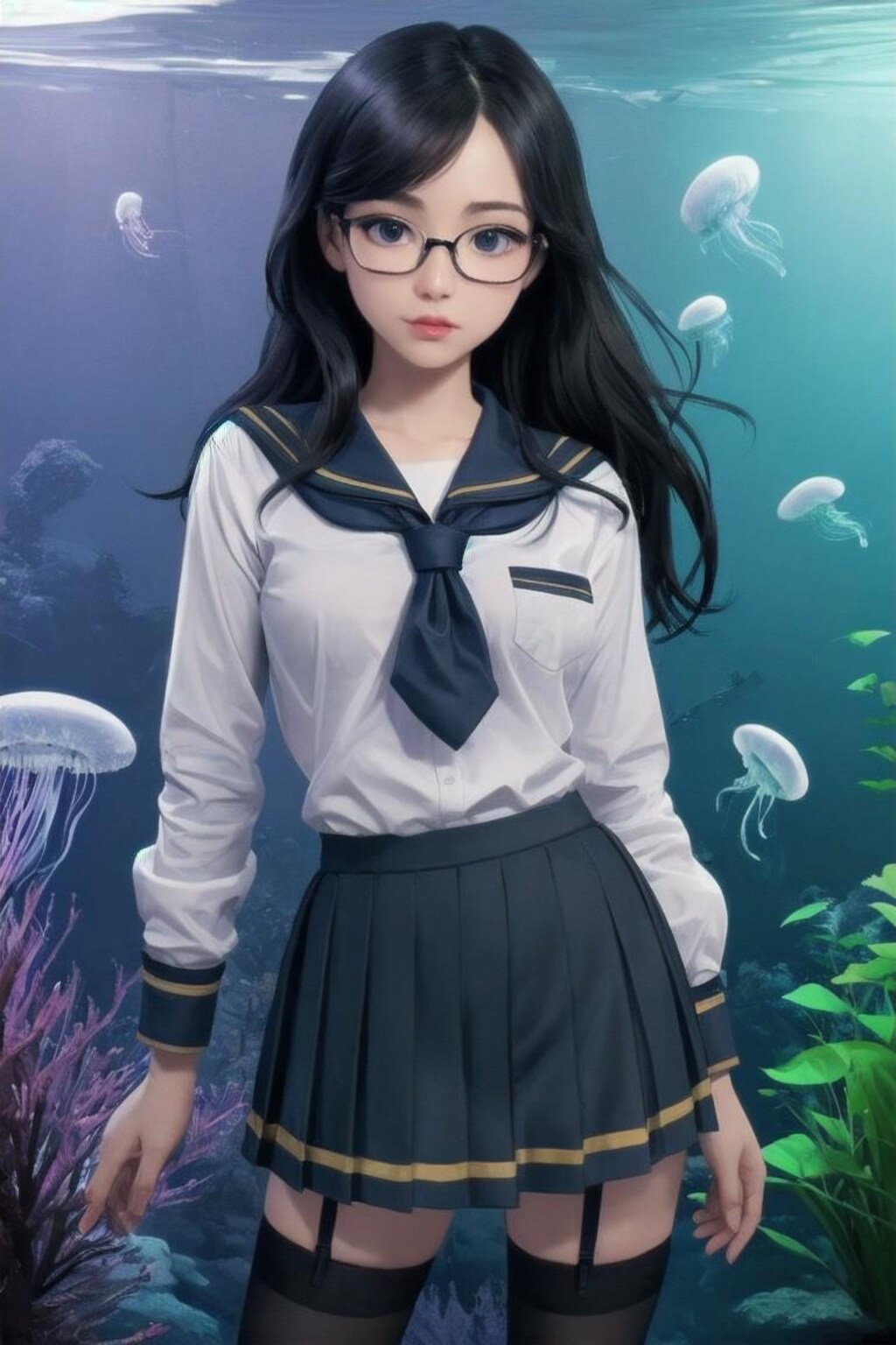クラゲと女子高生