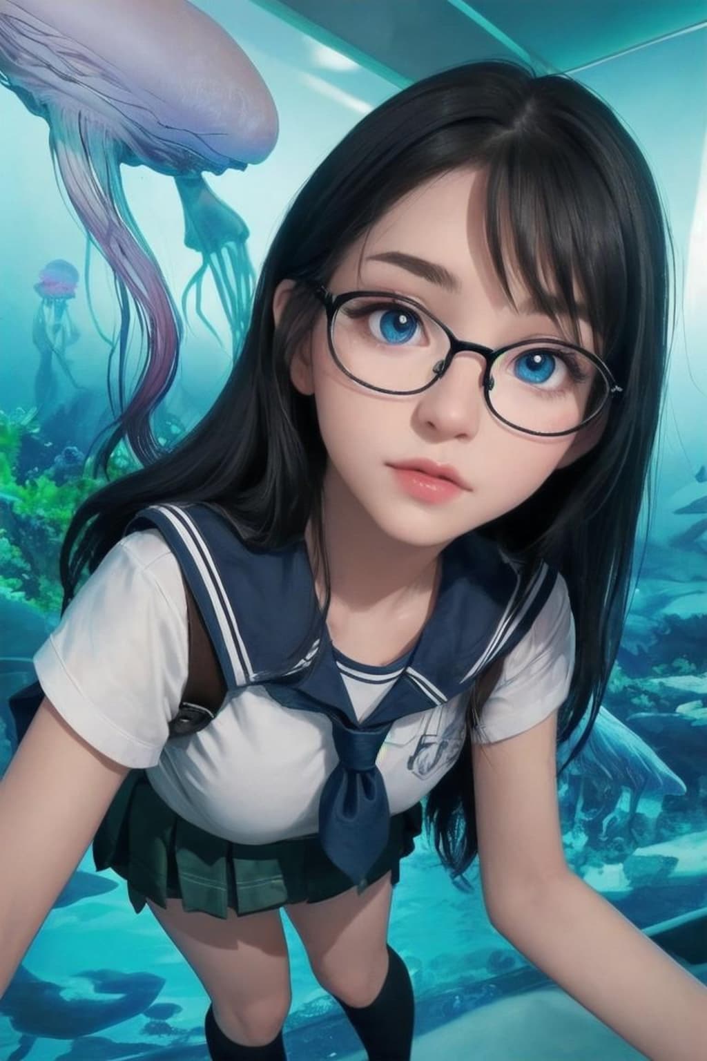 クラゲと女子高生