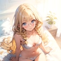 下着の眼鏡っ娘 2枚目