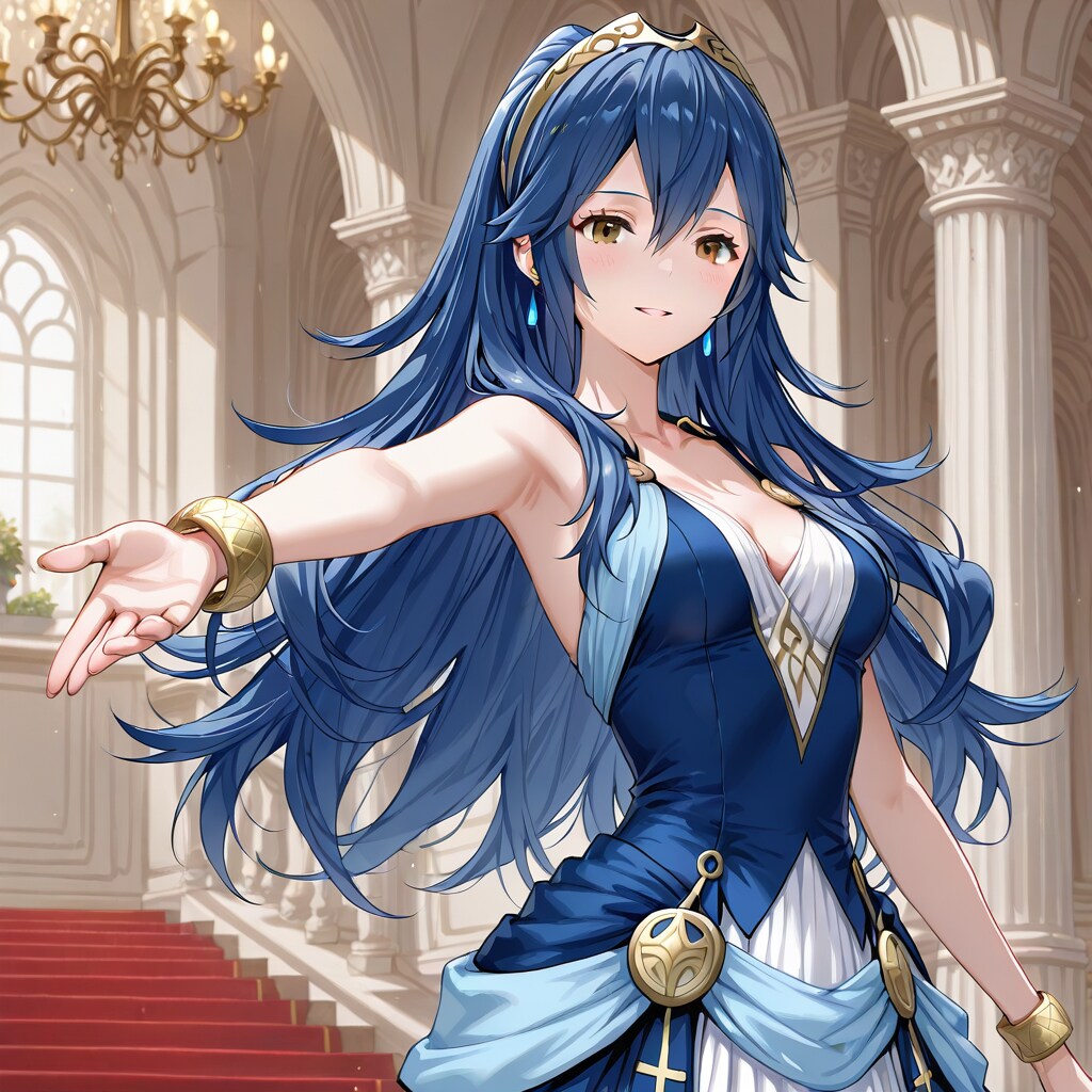 差し伸べる女王