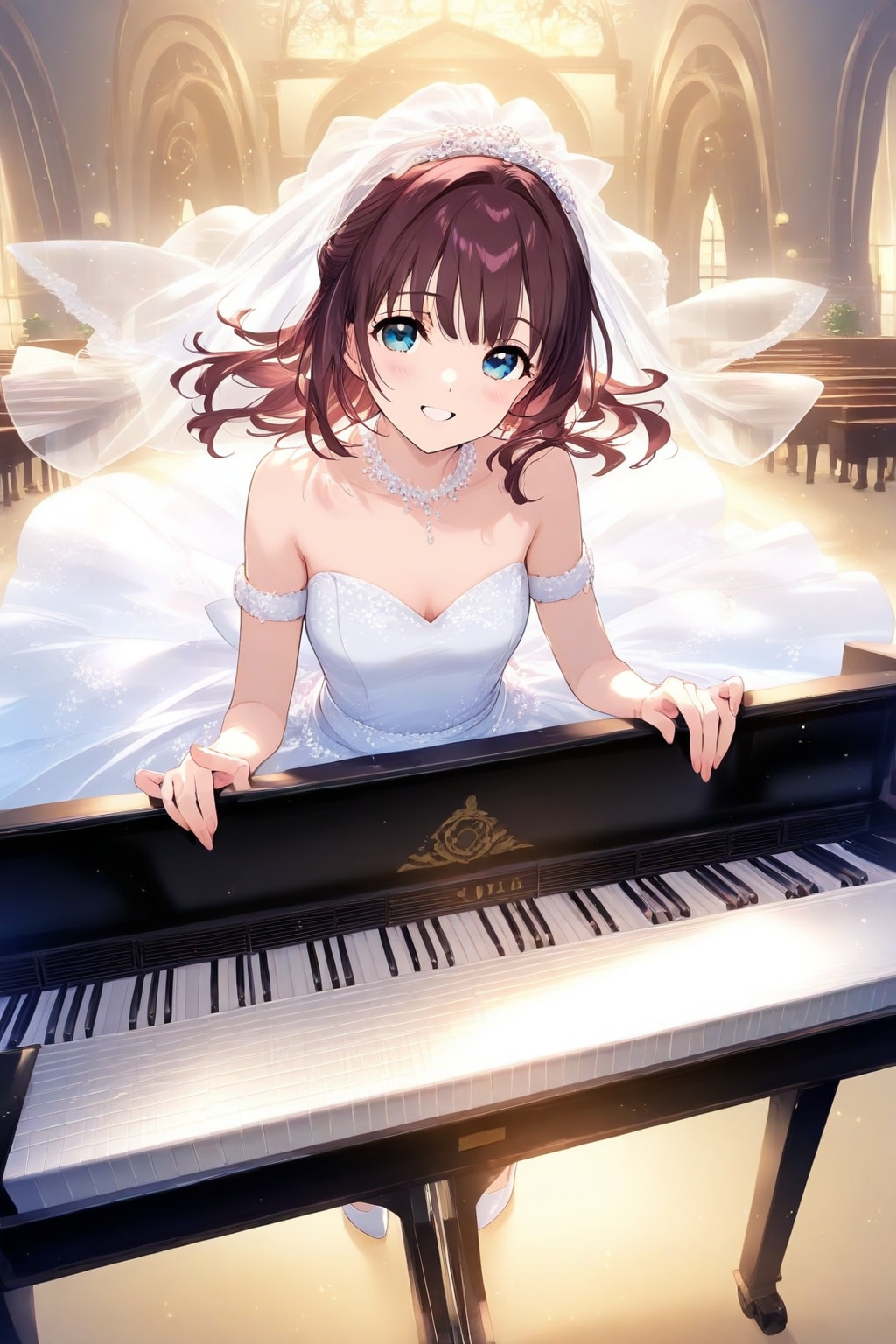 私のために、お祝いの曲を弾いて。