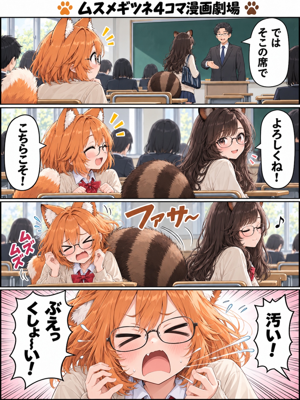 タヌキとの出会い