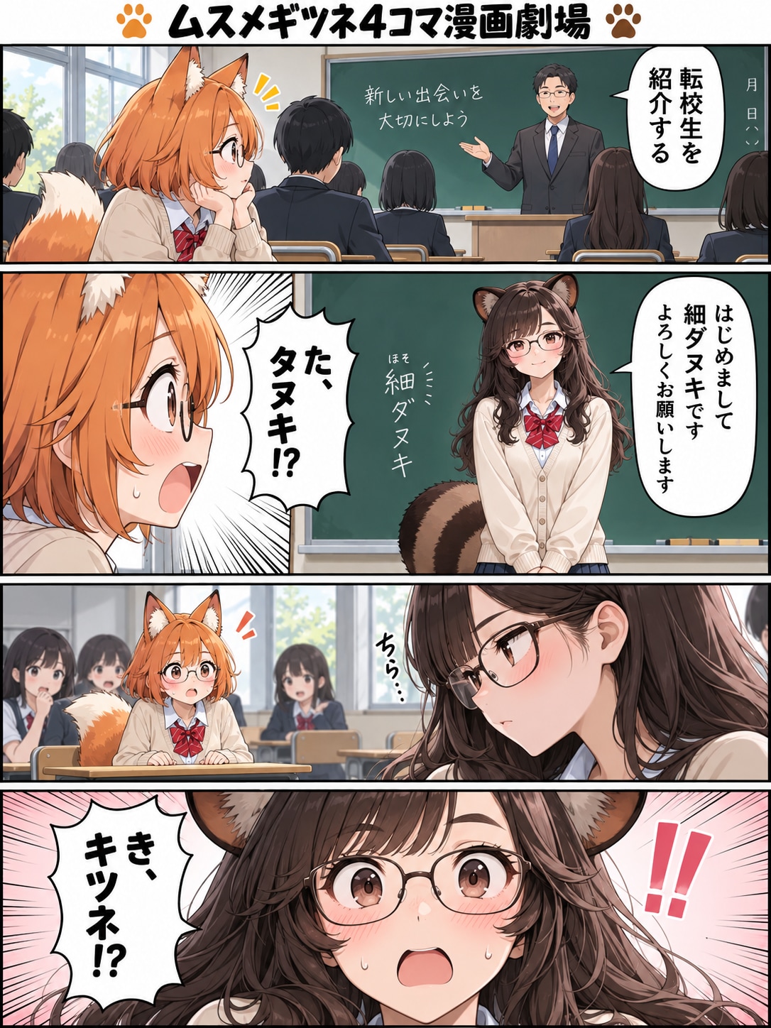 タヌキとの出会い | の人気AIイラスト・グラビア