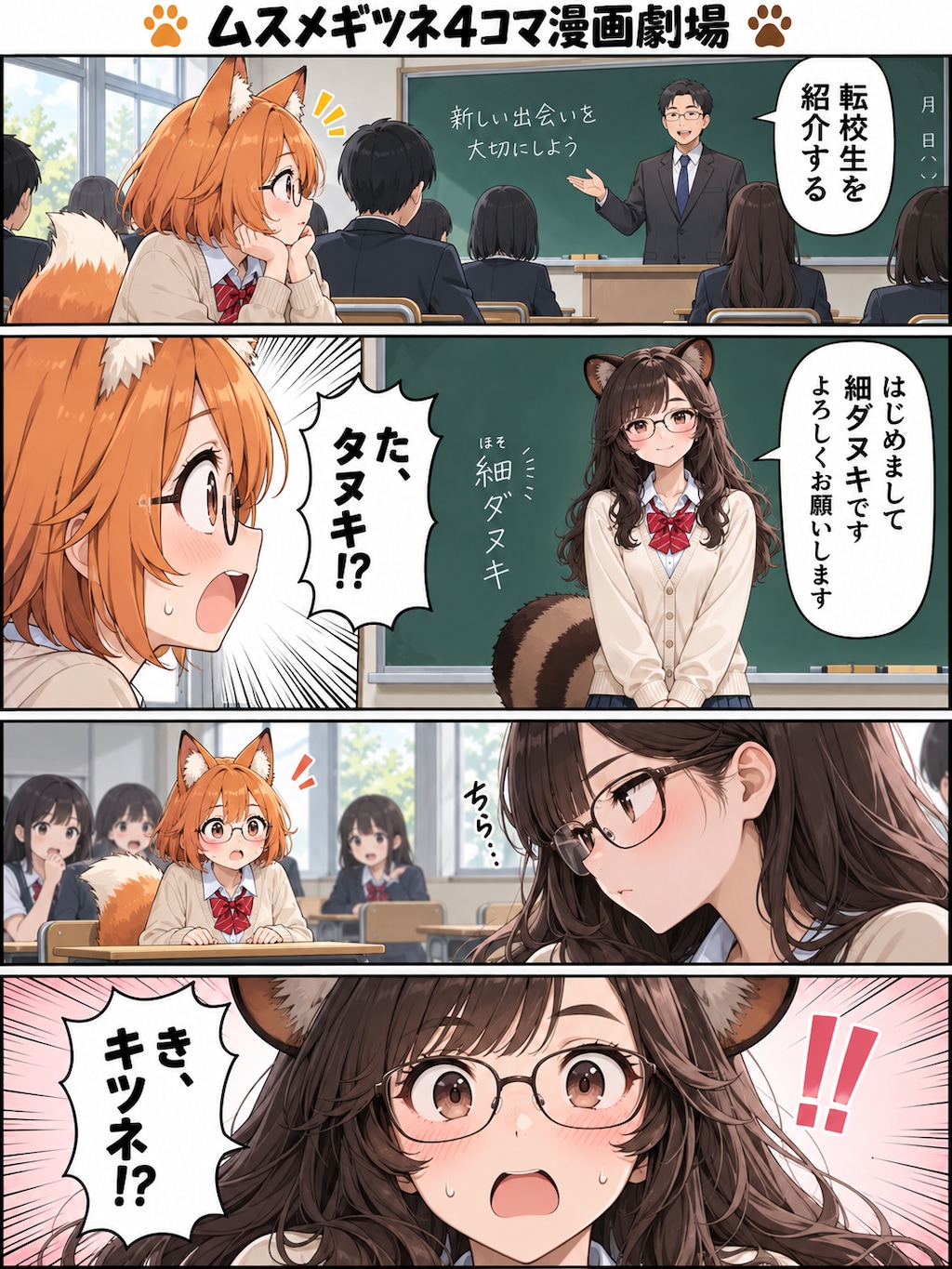 タヌキとの出会い