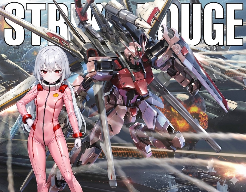 ストライクルージュとアイちゃん