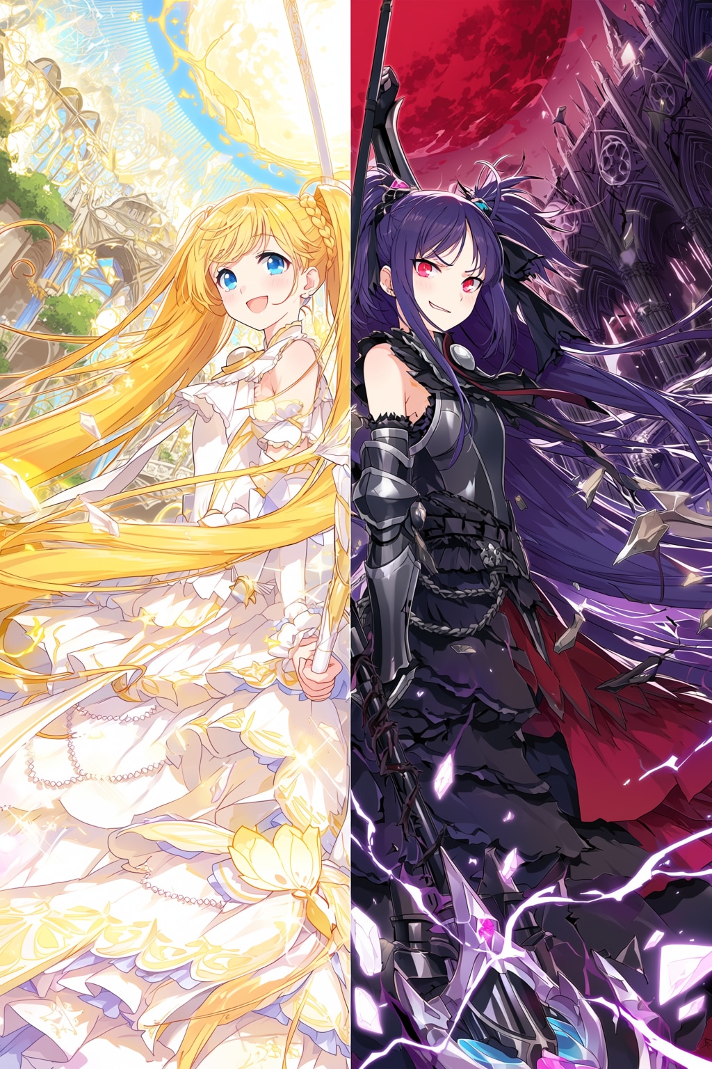 光と闇の魔法少女