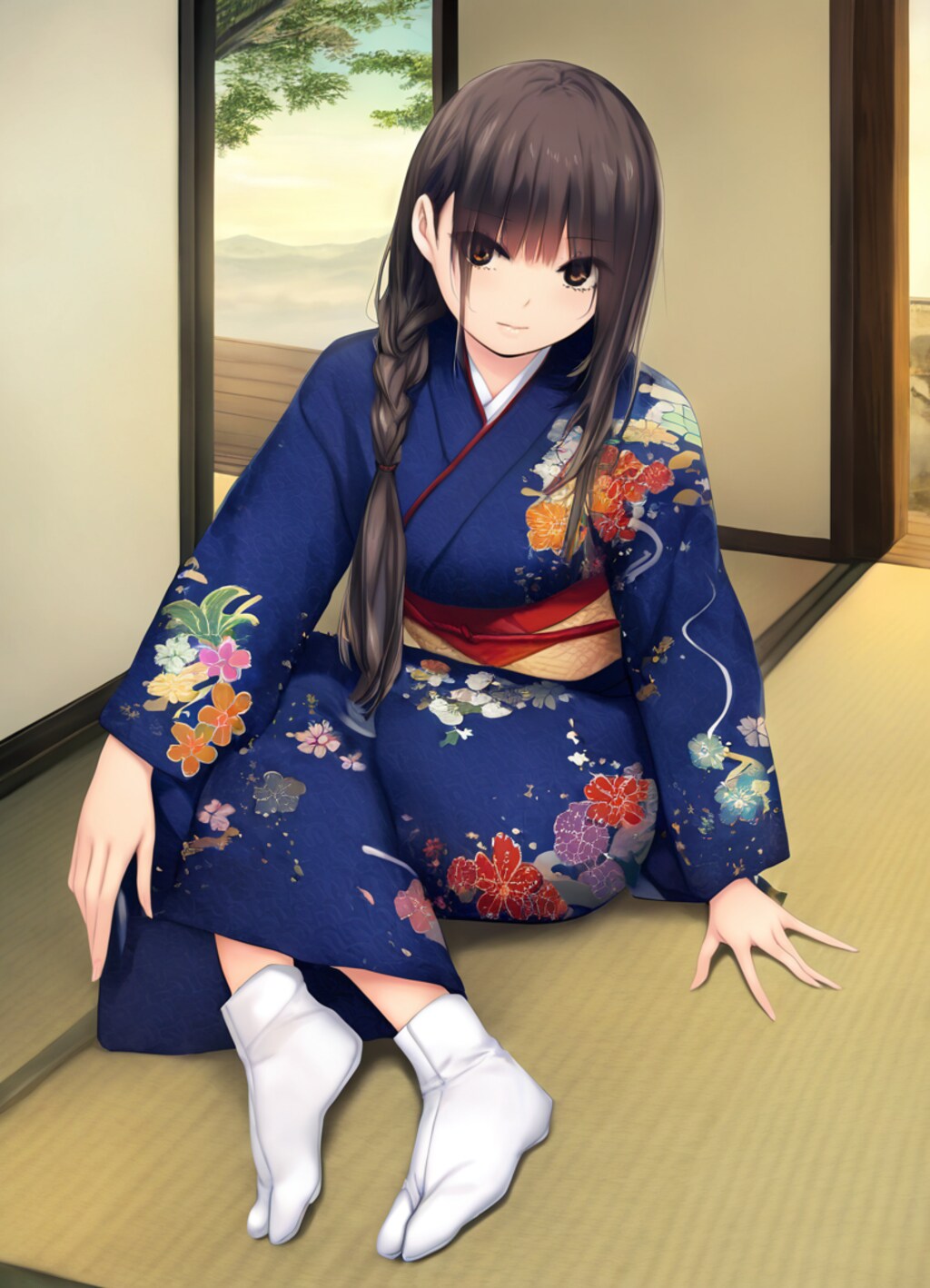 写真からスタイルloraを使ってアニメ風に