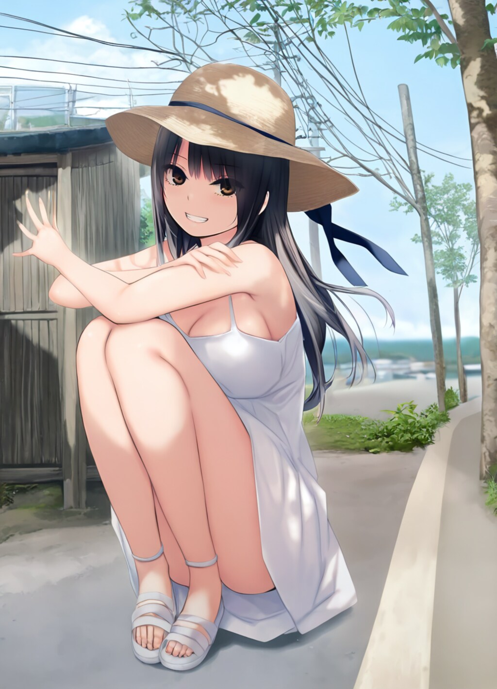 写真からスタイルloraを使ってアニメ風に