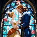 それぞれの物語をイメージしたステンドグラス 2枚目