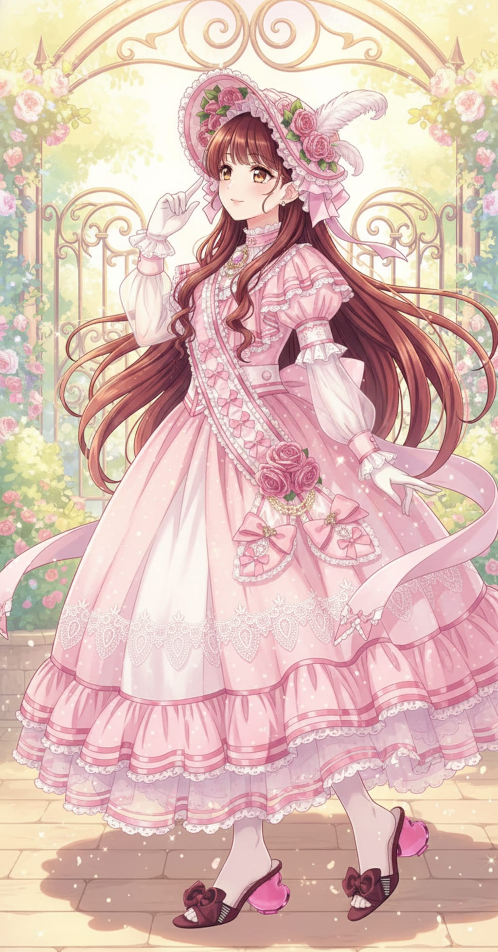 園に降る朧月夜の夢