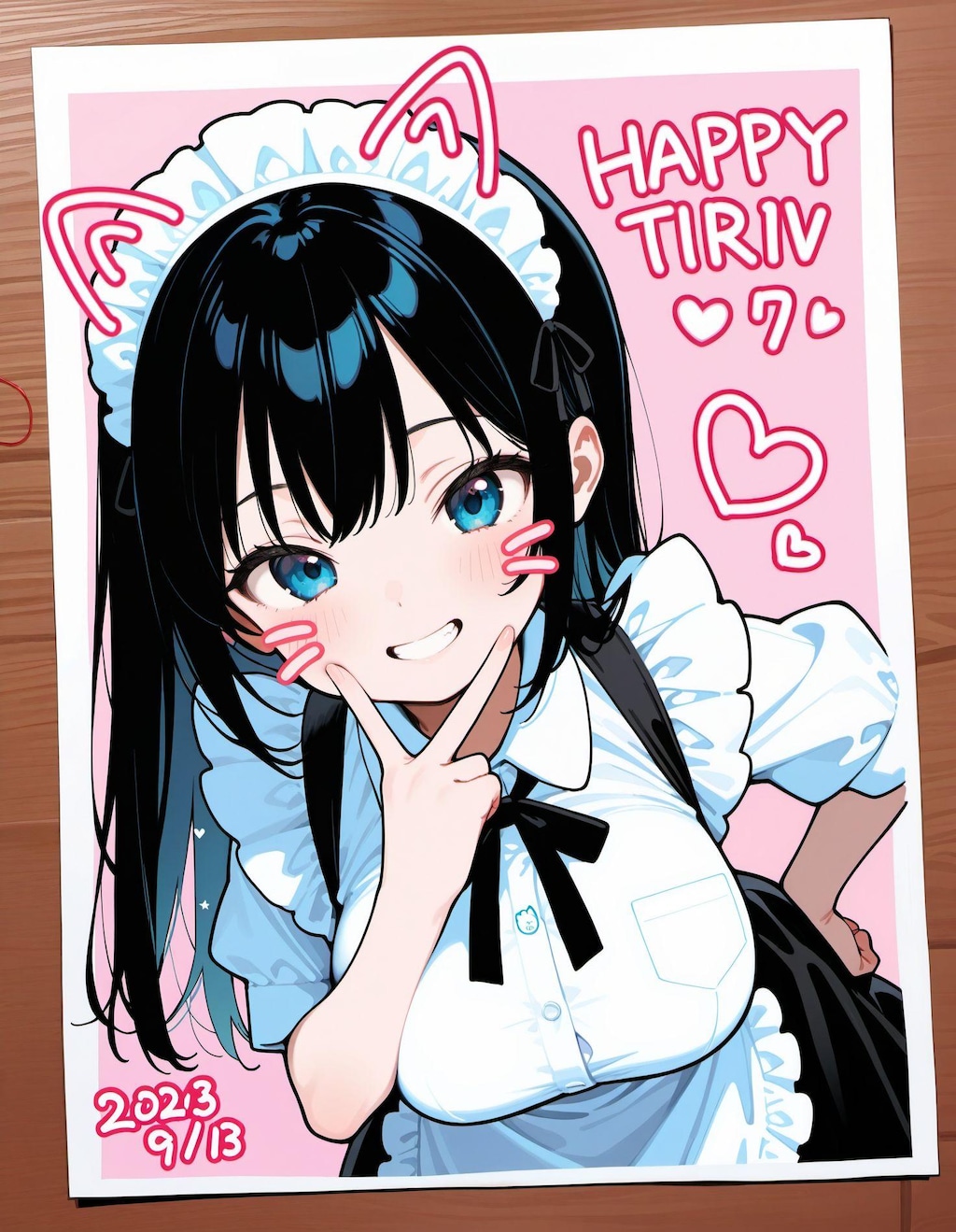 メイドさんチェキ