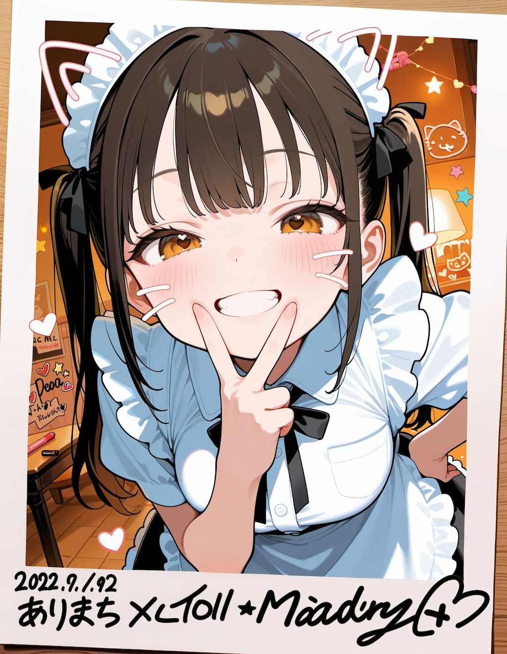 メイドさんチェキ