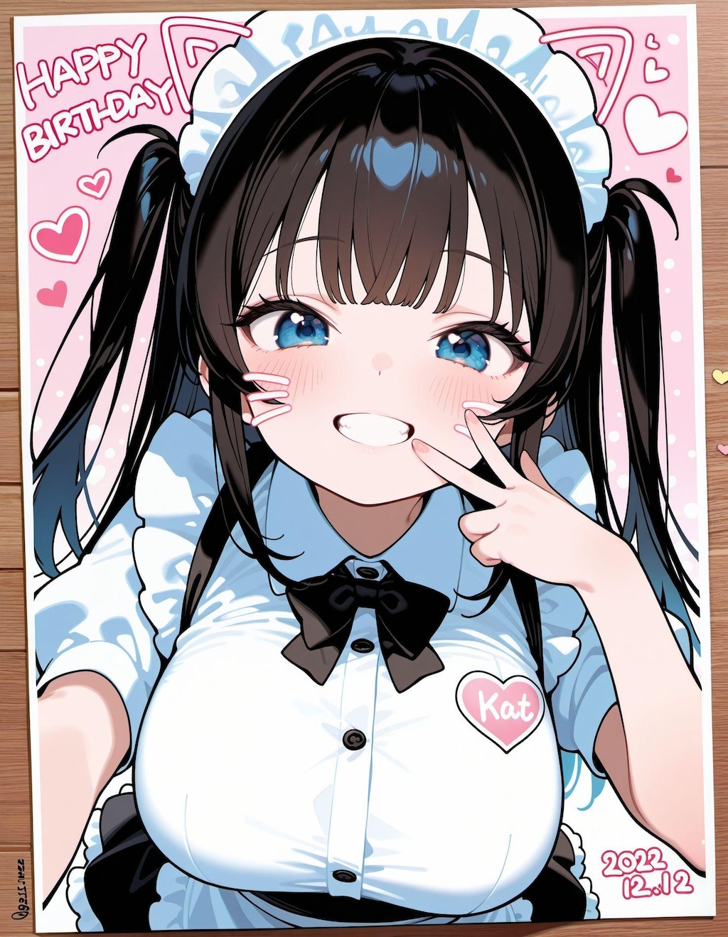 メイドさんチェキ