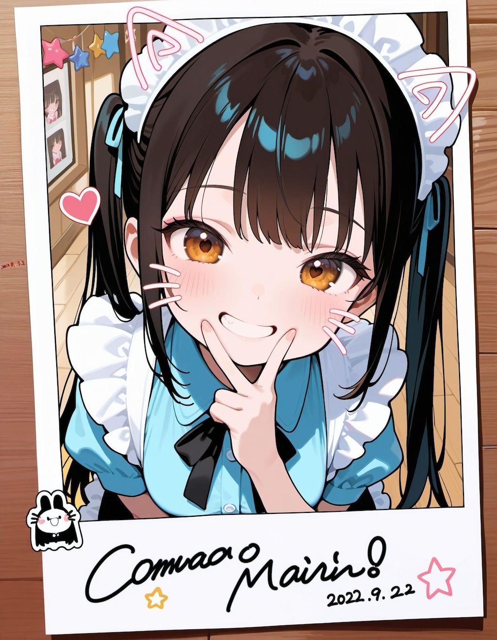 メイドさんチェキ