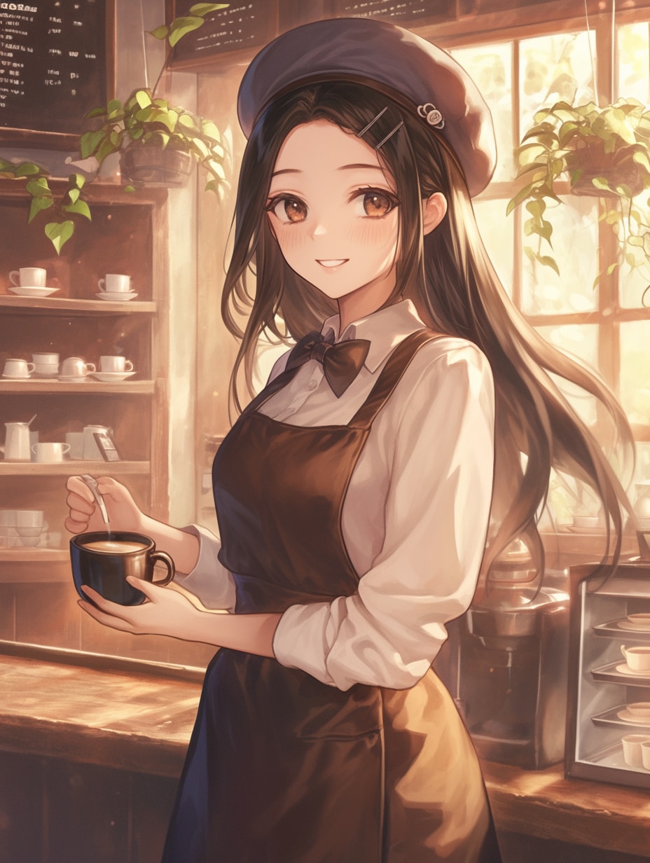 カフェのお姉さん☕✨150 | の人気AIイラスト・グラビア