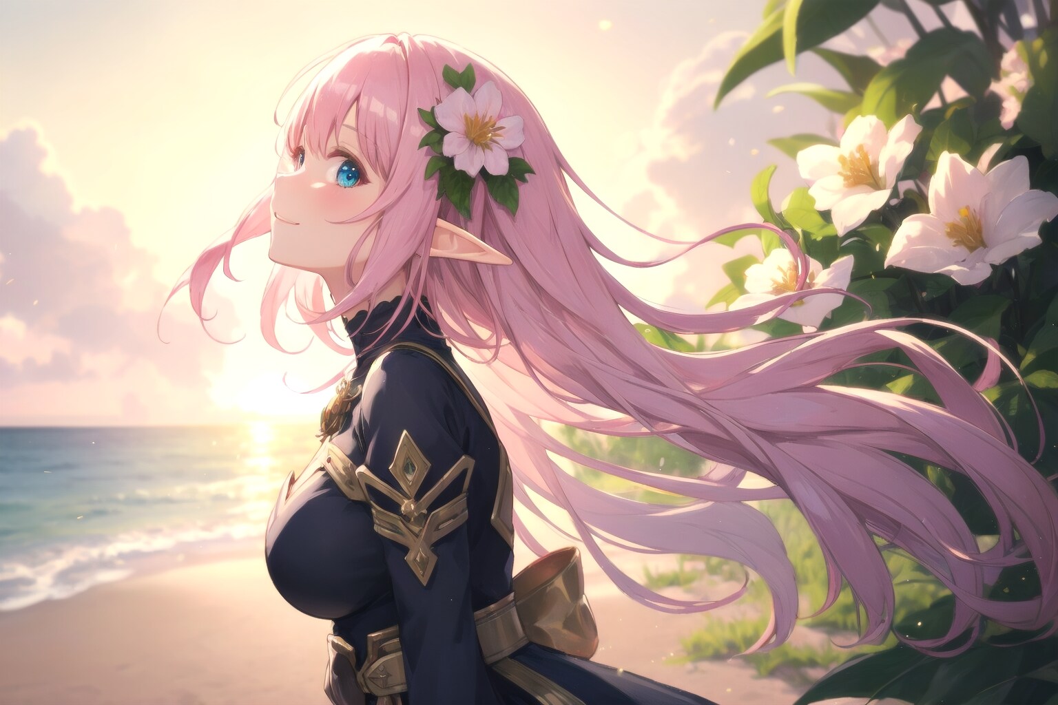 エルフさんの素敵な横顔(V4B)