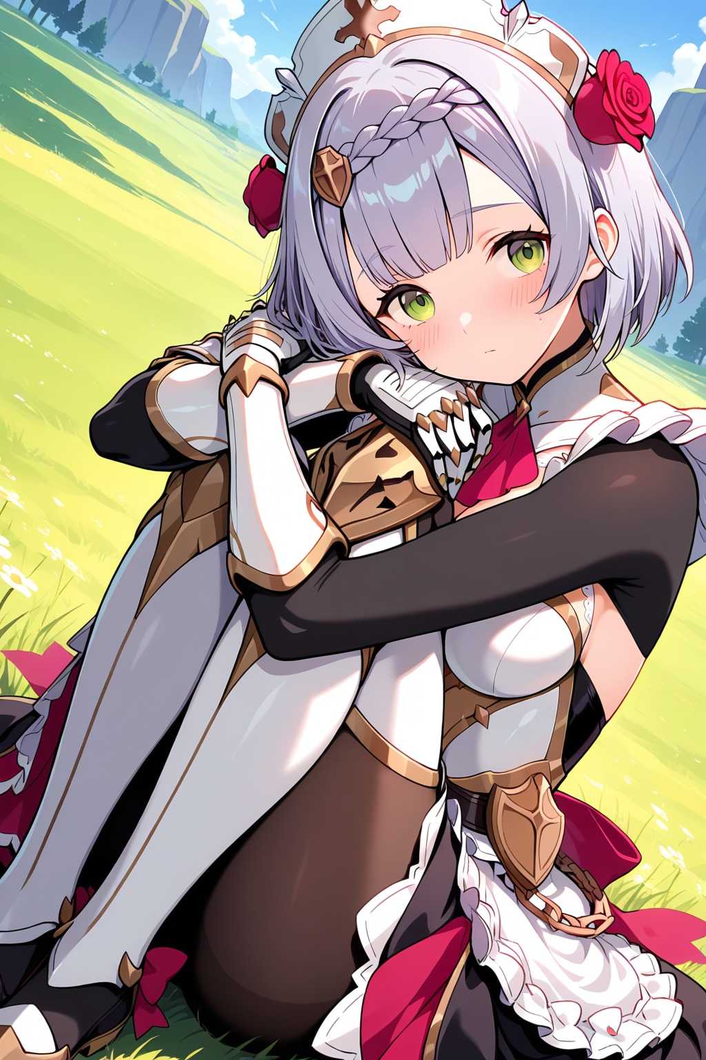 草原にて一休み | の人気AIイラスト・グラビア