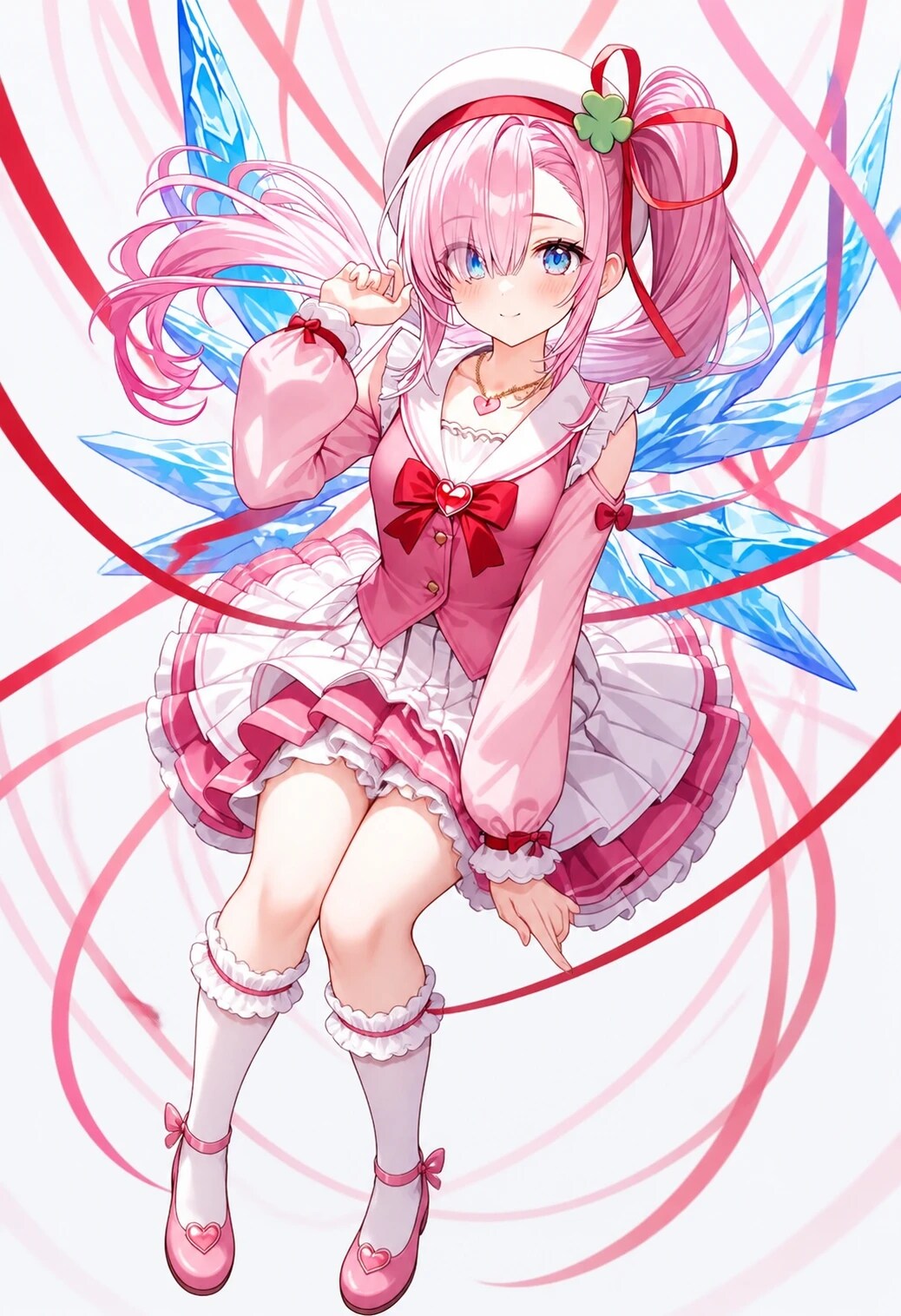 ピンクのドレスを着たカンネ | の人気AIイラスト・グラビア