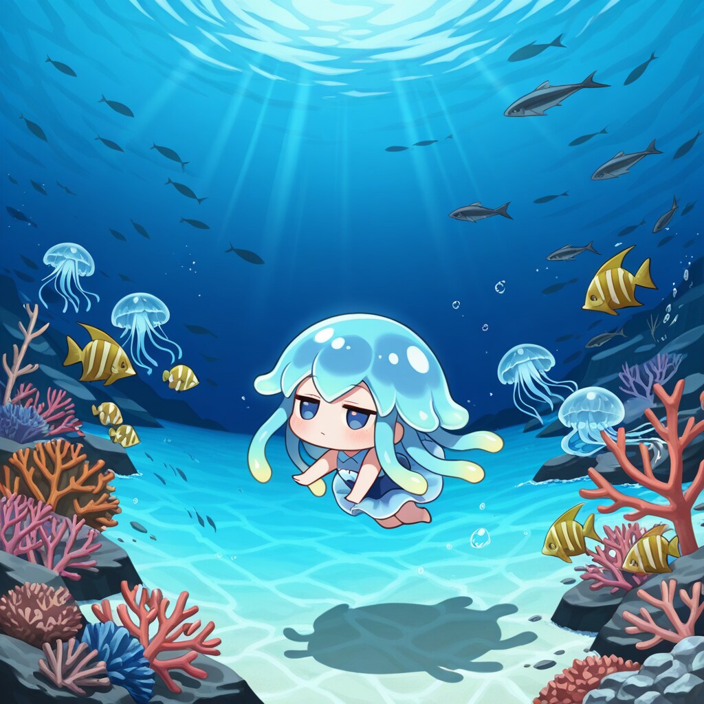 海底散歩 | の人気AIイラスト・グラビア