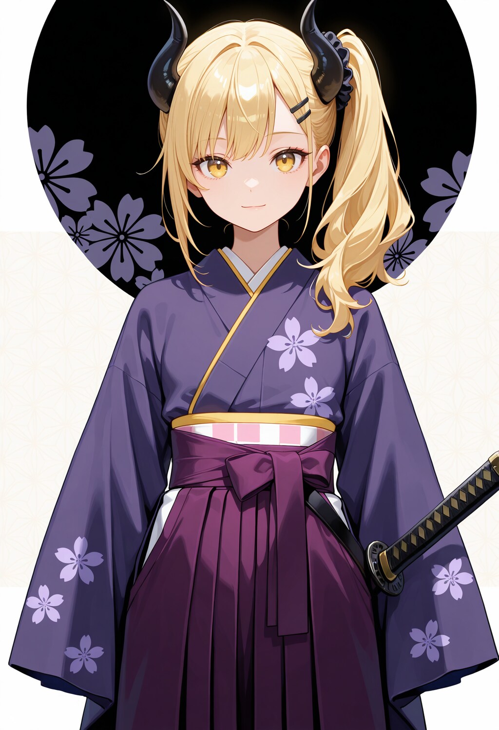 紫な女鬼高生さん