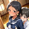 幸多さん褐色セーラー服だぁ～～ 12枚目
