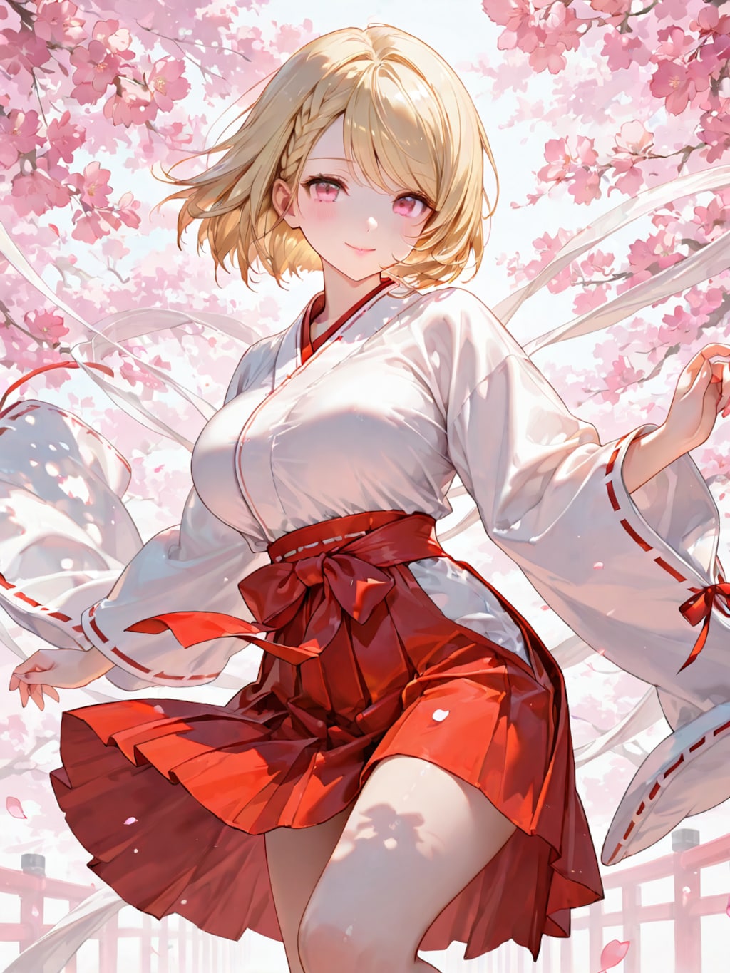 おはよう#82「スリット入りの巫女服」