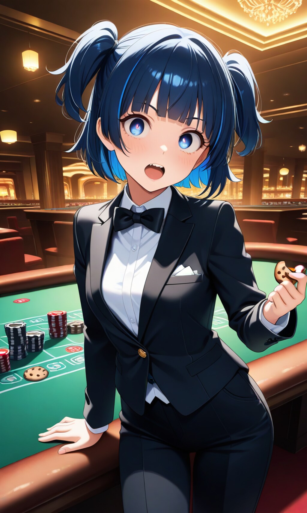 アニキ、甘いものを賭けるんだよ