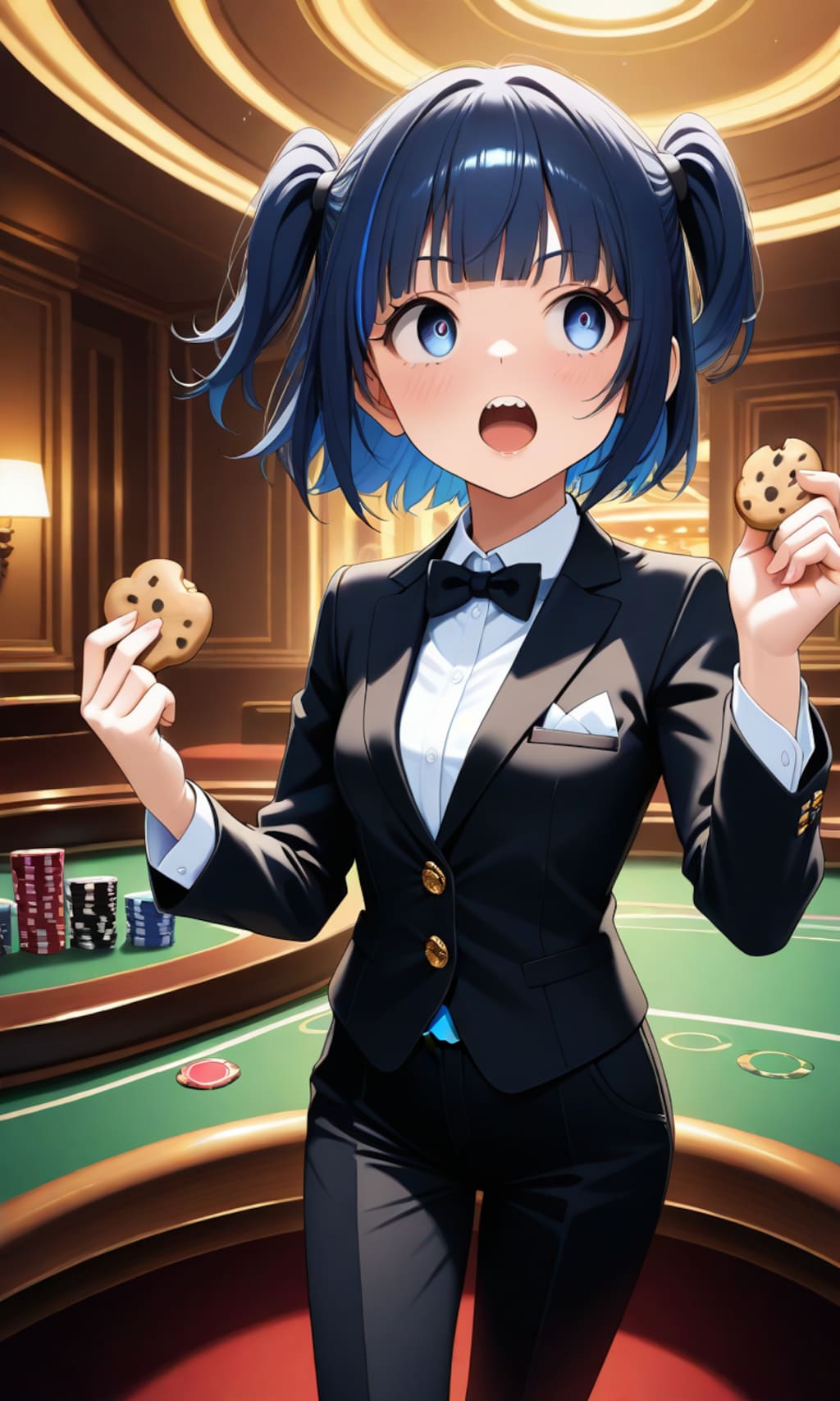 アニキ、甘いものを賭けるんだよ