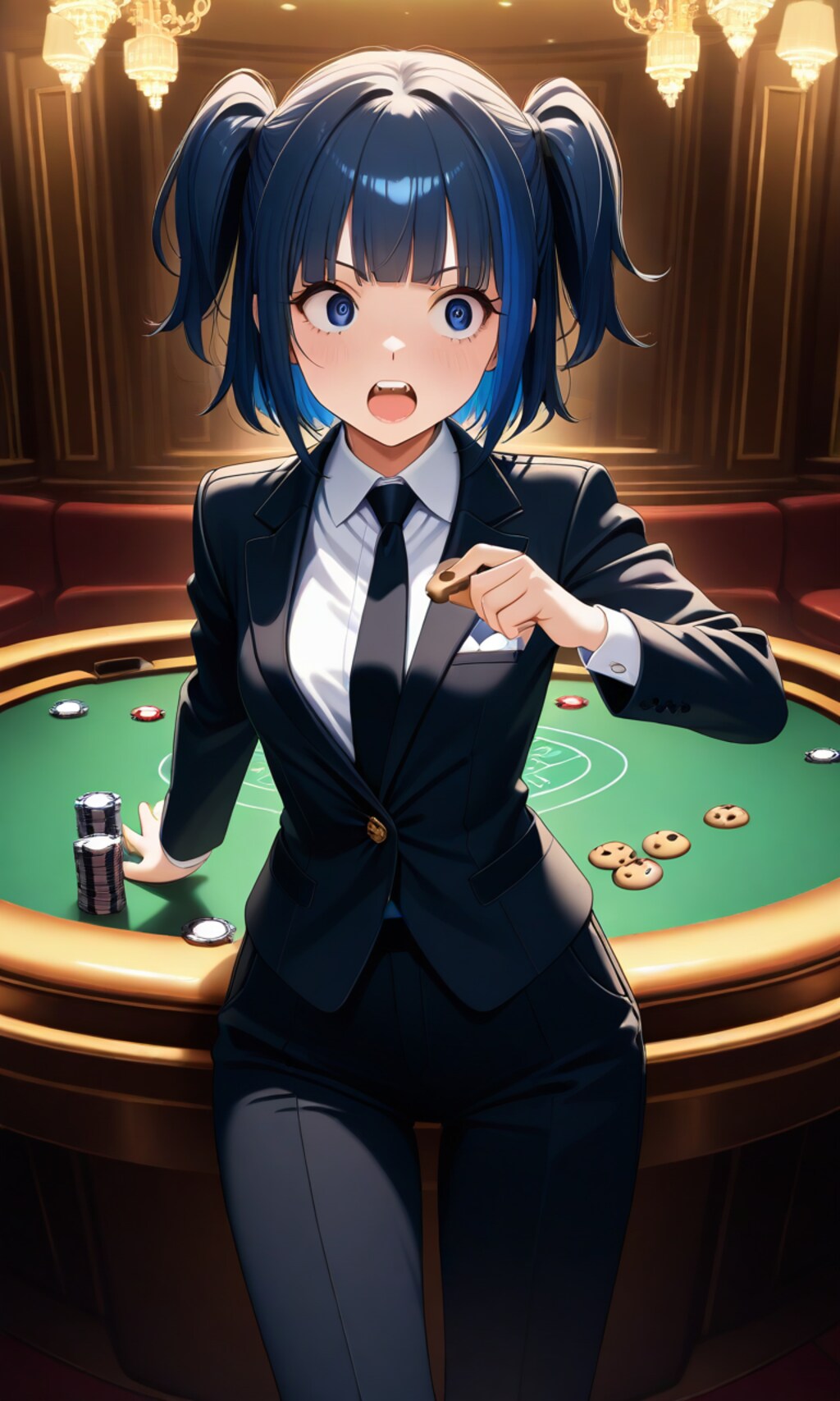 アニキ、甘いものを賭けるんだよ