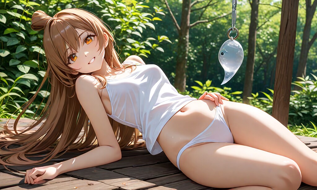 森の中で