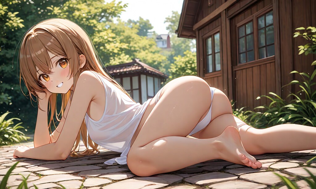 森の中で