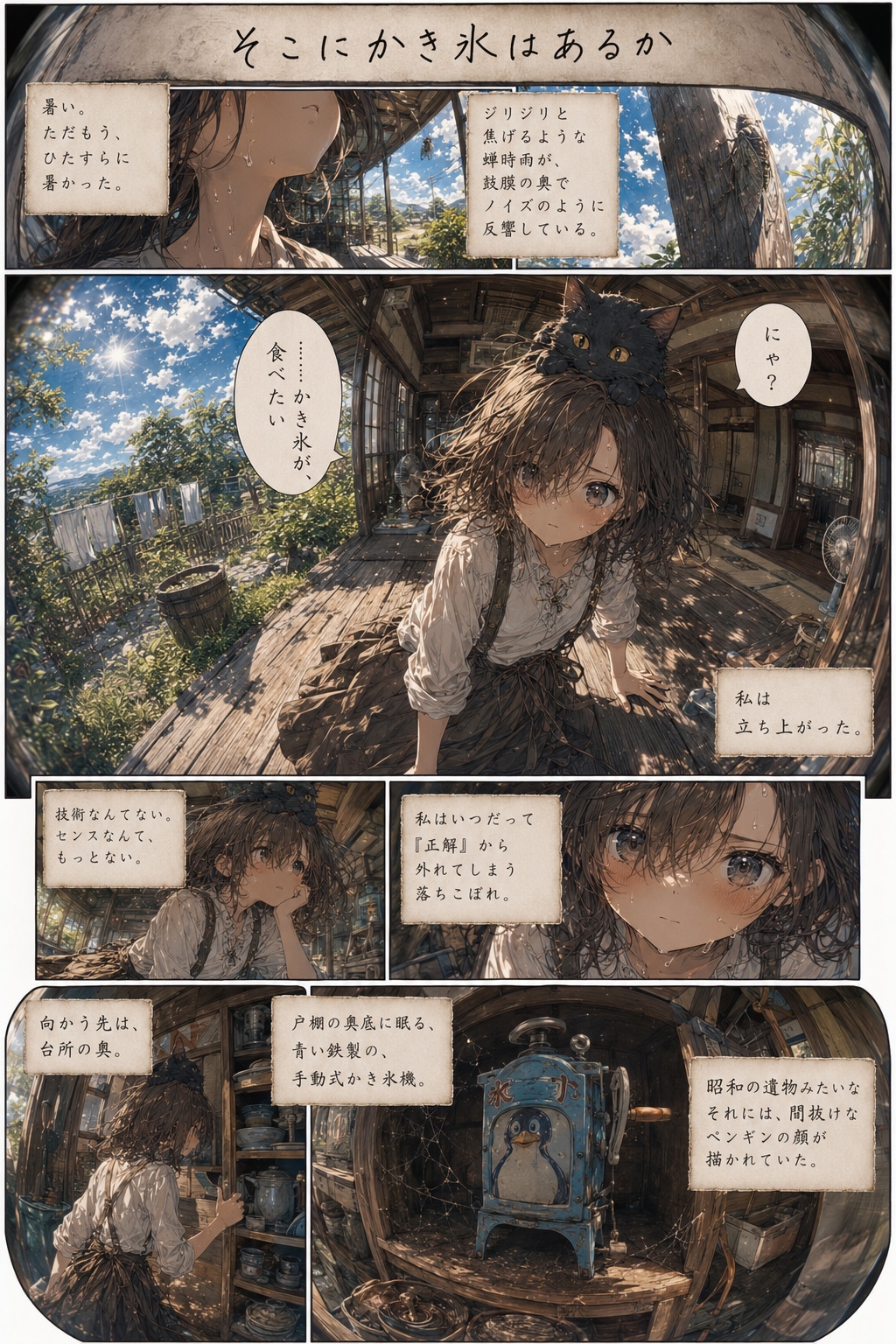 【漫画】そこにかき氷はあるか
