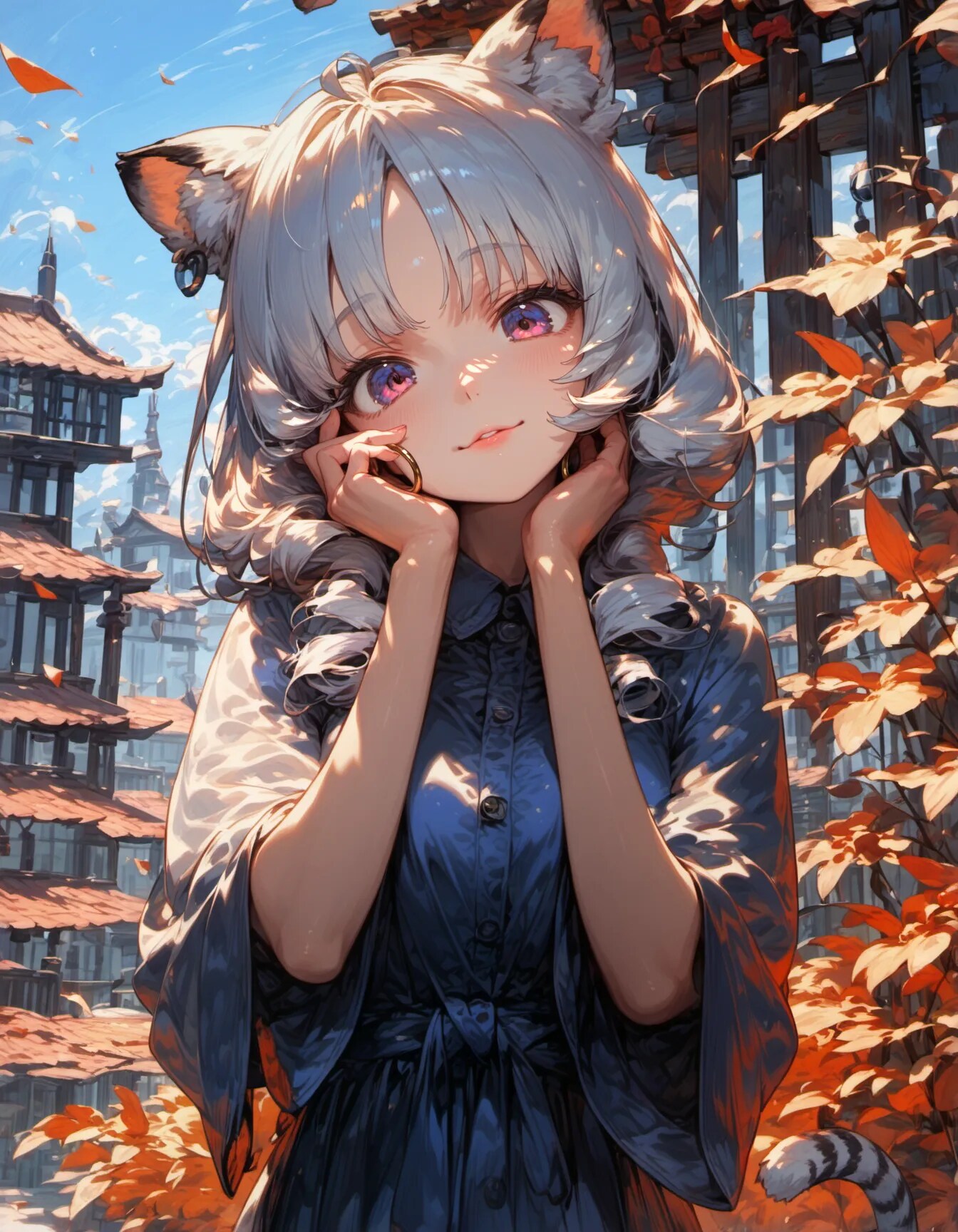 Autumn's Gentle Guardian | の人気AIイラスト・グラビア