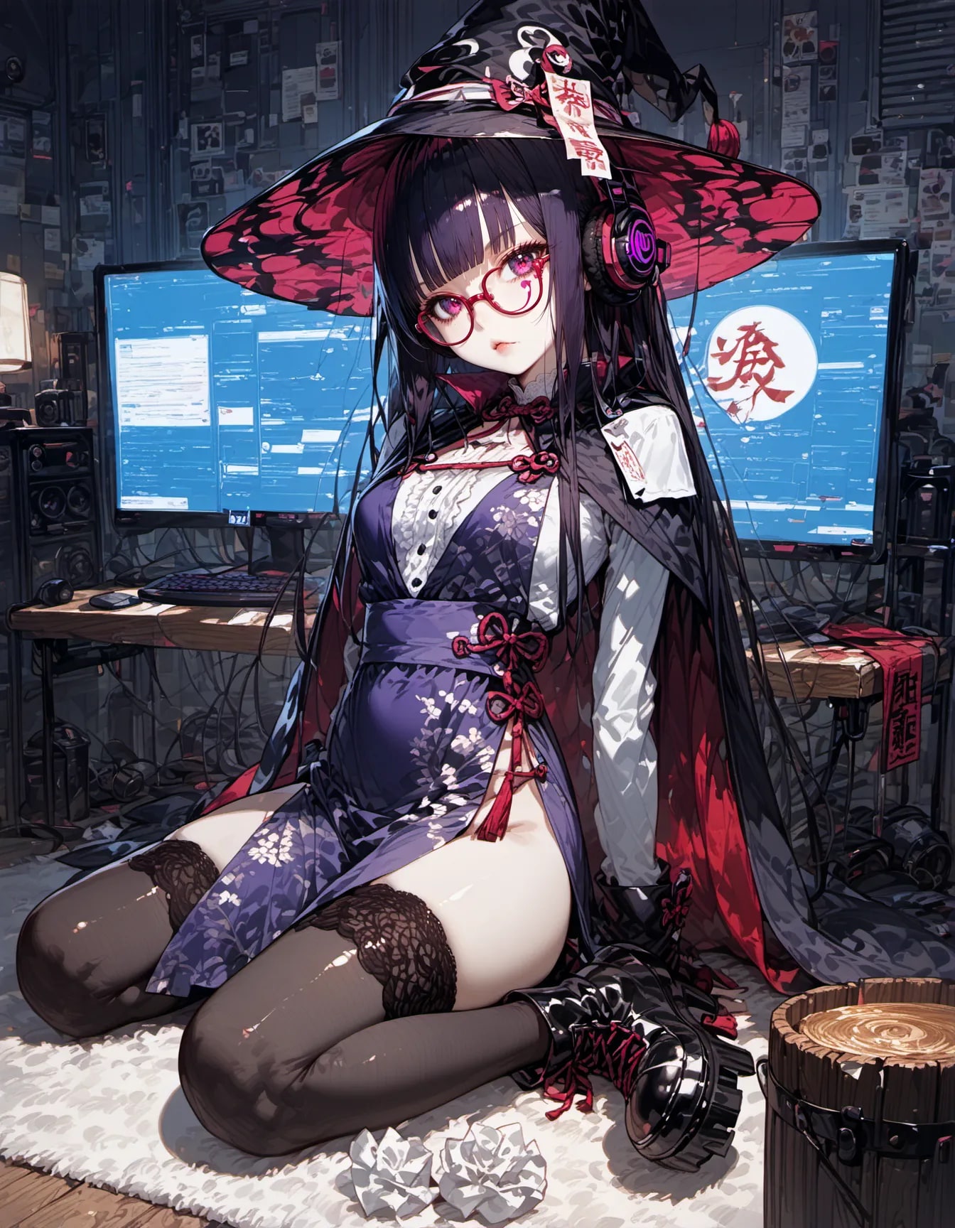 The Witch of Blue Screens | の人気AIイラスト・グラビア