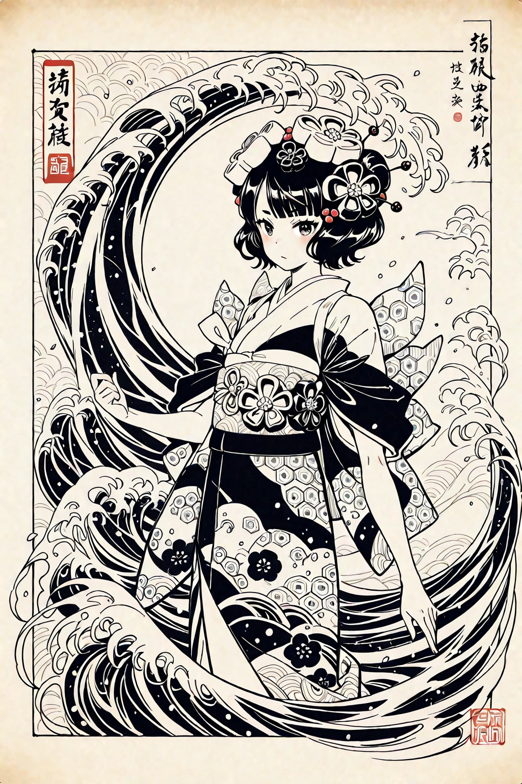 北斎風