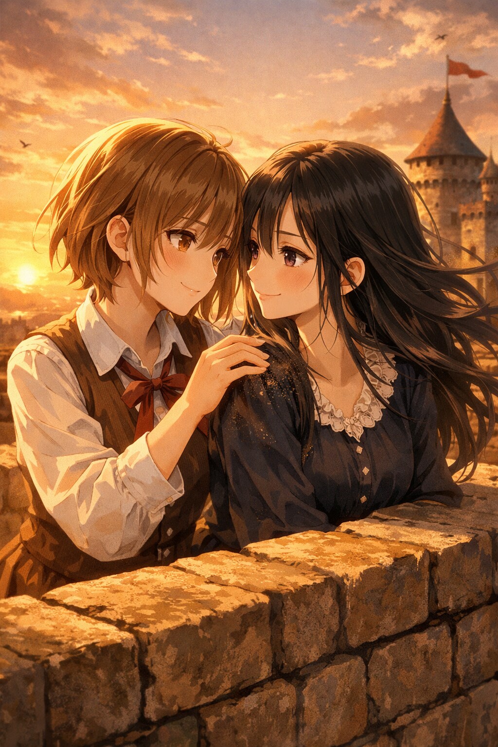 夕焼け（城の日　02）