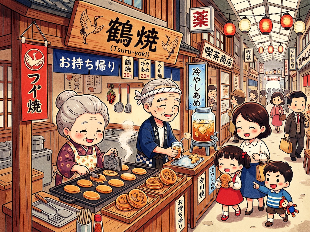 鶴焼き